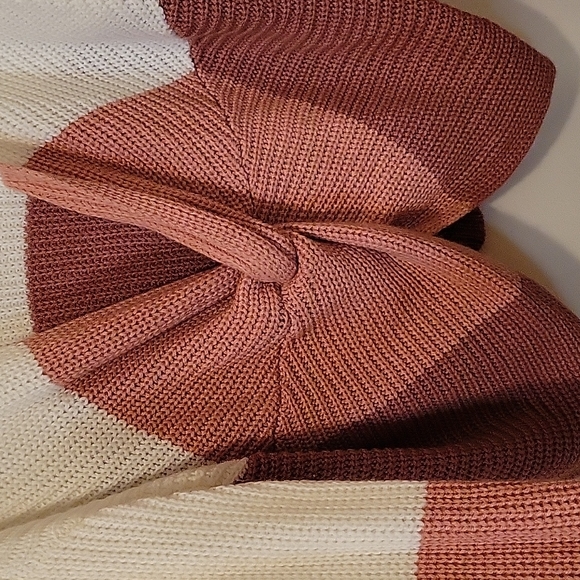 Fashion Nova Just A Little Twisted Sweater - Blush - Picture 2 of 8